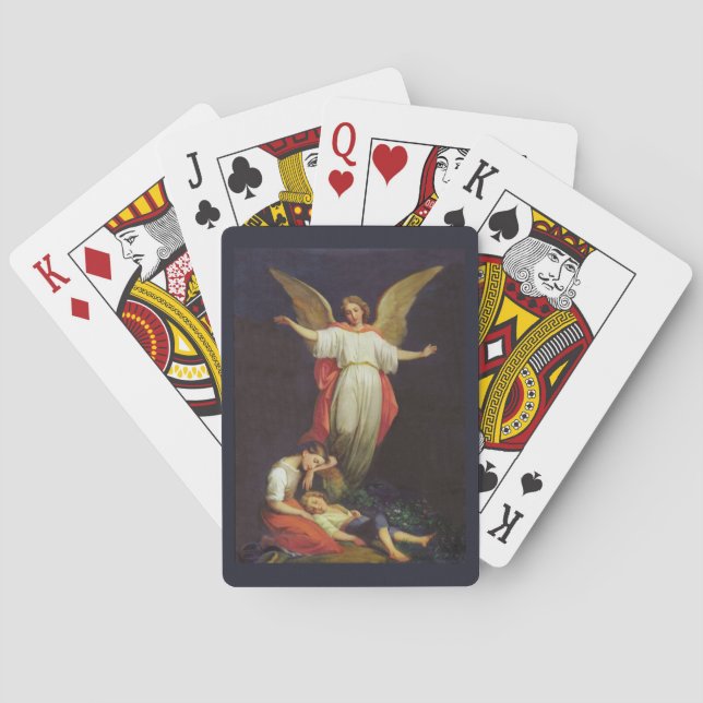Baraja De Cartas Ángel de la Guardia Victoriana (Reverso)