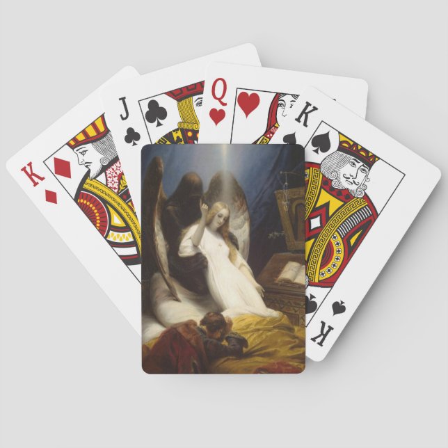 Baraja De Cartas Ángel de la muerte (yendo al cielo) (Horace Vernet (Reverso)