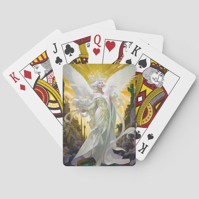 Baraja De Cartas Angel Fantasy Art (Reverso)