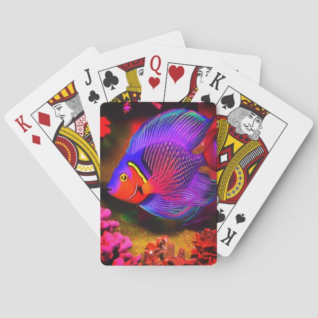 Baraja De Cartas Angel Fish (Reverso)