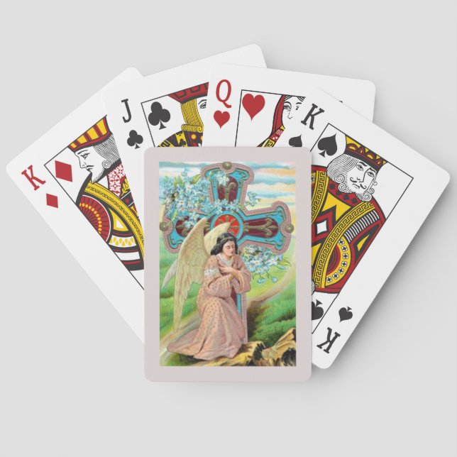 Baraja De Cartas Ángel rezando (Reverso)