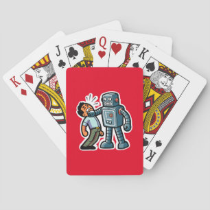 Baraja De Cartas Angry Robot