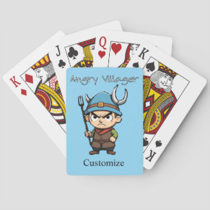 Baraja De Cartas Angry Villager Pitchfork Thunder_Cove