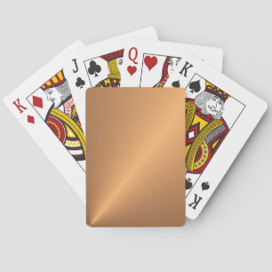 Baraja De Cartas Ángulo de brillo de cobre