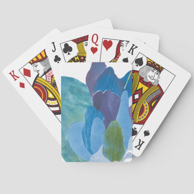 Baraja De Cartas Añil falso I (Reverso)