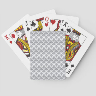 Baraja De Cartas Anillo de diamante del platino