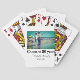 Baraja De Cartas animaciones a los 50 años añadir fecha de foto de