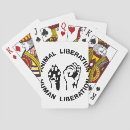 Baraja De Cartas Animal LIberation - Human Liberation