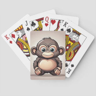 Baraja De Cartas Animal simio lindo