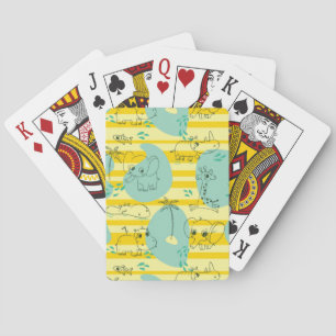 Baraja De Cartas Animales con agua