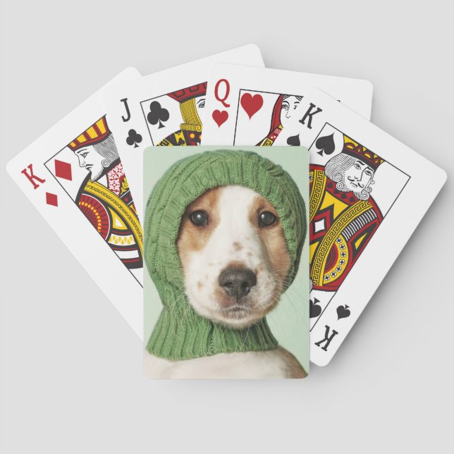 Baraja De Cartas Animales de bebé más afectados | Cocker Spaniel Pu (Reverso)