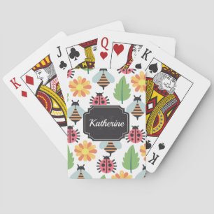 Baraja De Cartas Animales de los Jardínes
