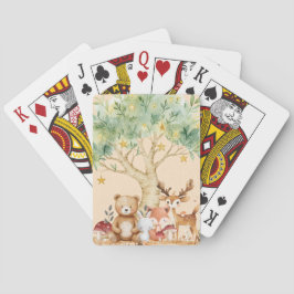 Baraja De Cartas Animales forestales de Woodland Niños jugando cart