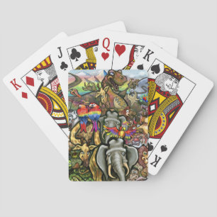 Baraja De Cartas Animales grandes y pequeños