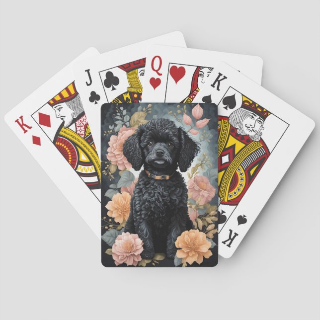 Baraja De Cartas Animales para bebés | Cachorro de cangrejo negro (Reverso)