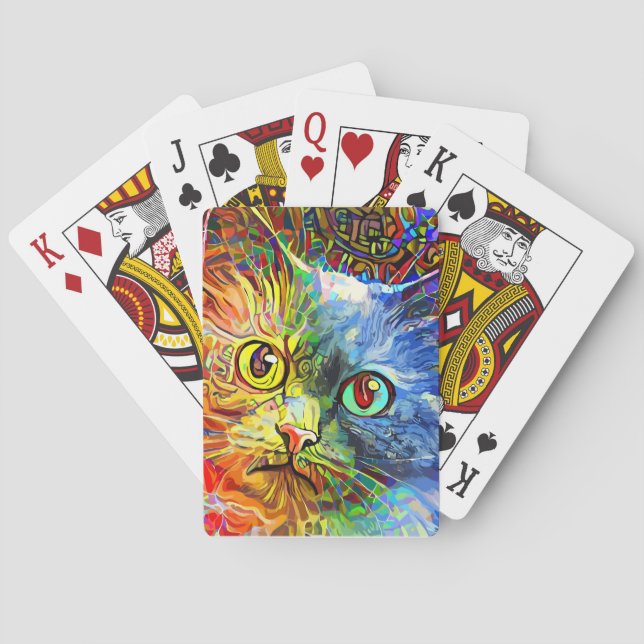 Baraja De Cartas animales salvajes (Reverso)