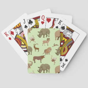 Baraja De Cartas Animales salvajes