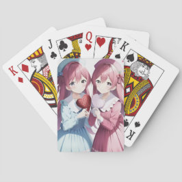 Baraja De Cartas Anime corazones de Valentine