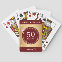 Aniversario del Boda Sparkle Golden Red Background