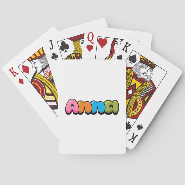 Baraja De Cartas Anna (Reverso)