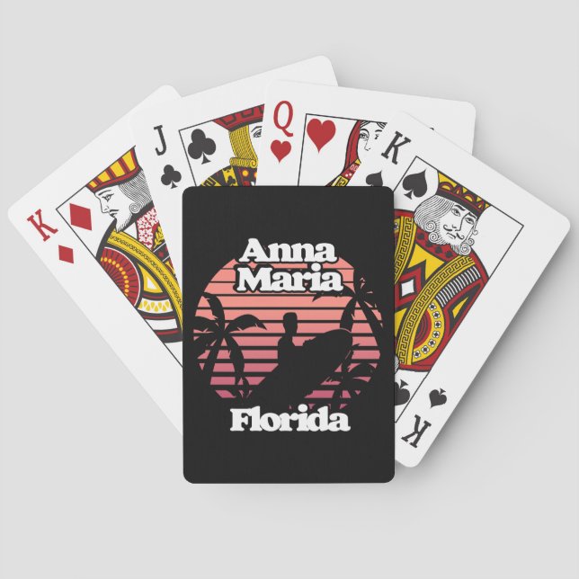 Baraja De Cartas Anna Maria Florida (Reverso)