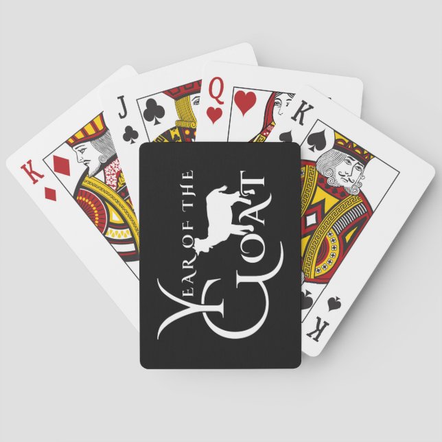 Baraja De Cartas Año de la cabra (Reverso)