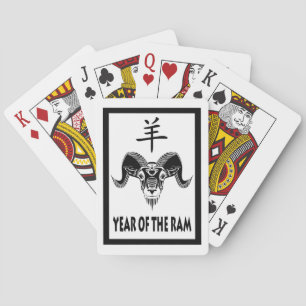 Baraja De Cartas año del ram (wildRam)