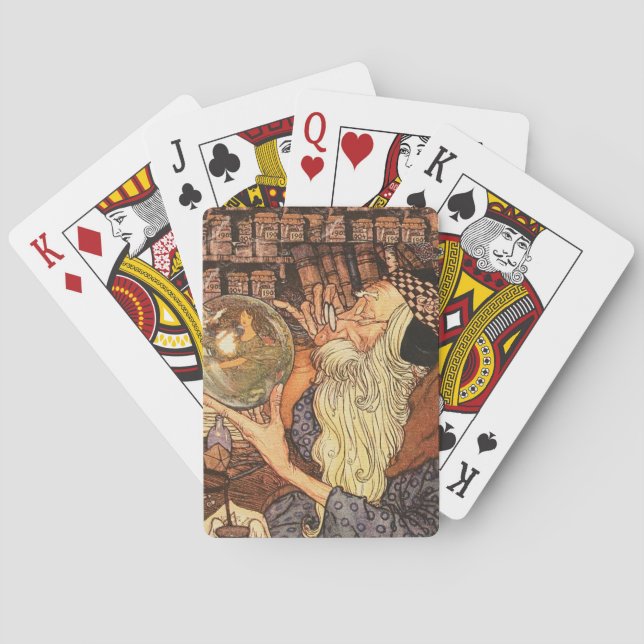 Baraja De Cartas Año Nuevo Tiempo de Padre Antiguo (Reverso)