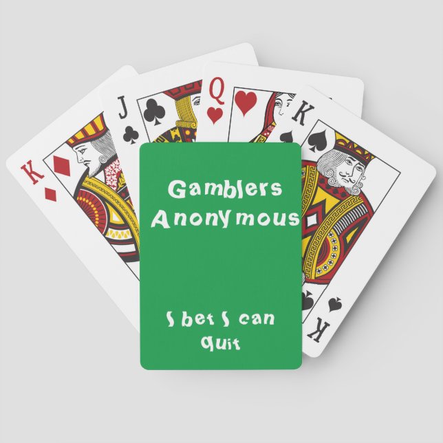 Baraja De Cartas Anónimos de jugadores (Reverso)