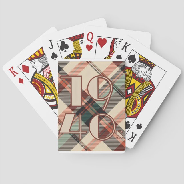 Baraja De Cartas Años 1940 (Reverso)