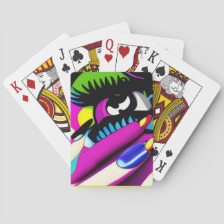 Baraja De Cartas ansioso por ti pshicodélico
