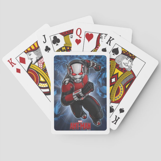 Baraja De Cartas Ant-Man Liderando La Carga (Reverso)