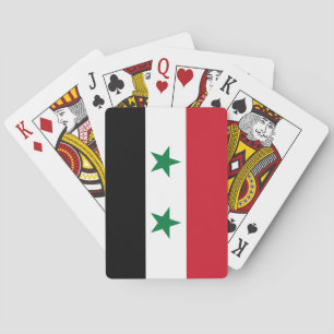 Baraja De Cartas Antigua bandera de Siria