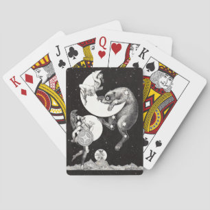 Baraja De Cartas Antigua Diosa Lunar Celestial y Osa Mayor