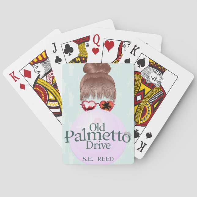 Baraja De Cartas Antigua Palmette Drive (Reverso)
