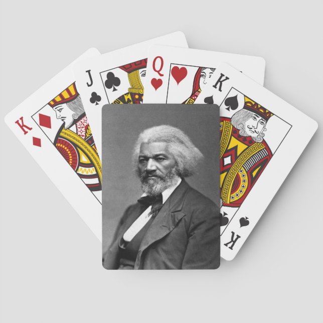 Baraja De Cartas Antiguo Fr3d3rick Bailey Douglas Héroe Africano Am (Reverso)