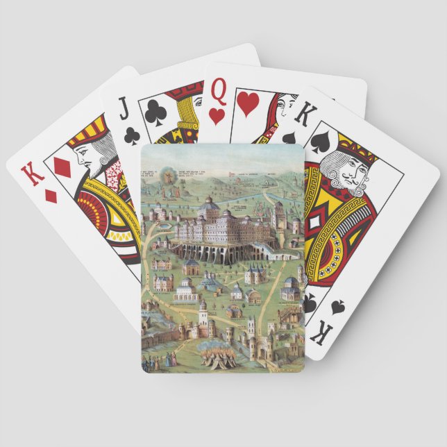BARAJA DE CARTAS ANTIGUO JERUSALÉN (Reverso)