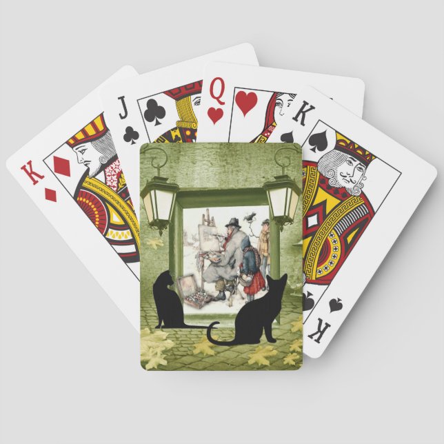 Baraja De Cartas Anton Pieck Tarjetas de reproducción (Reverso)