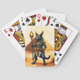 Baraja De Cartas Anubis personalizado - Dios egipcio de la vida des