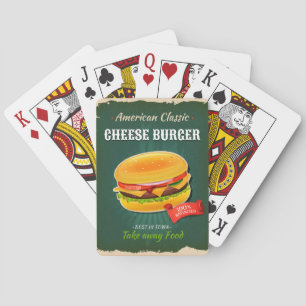 Baraja De Cartas Anuncio de Cheeseburger
