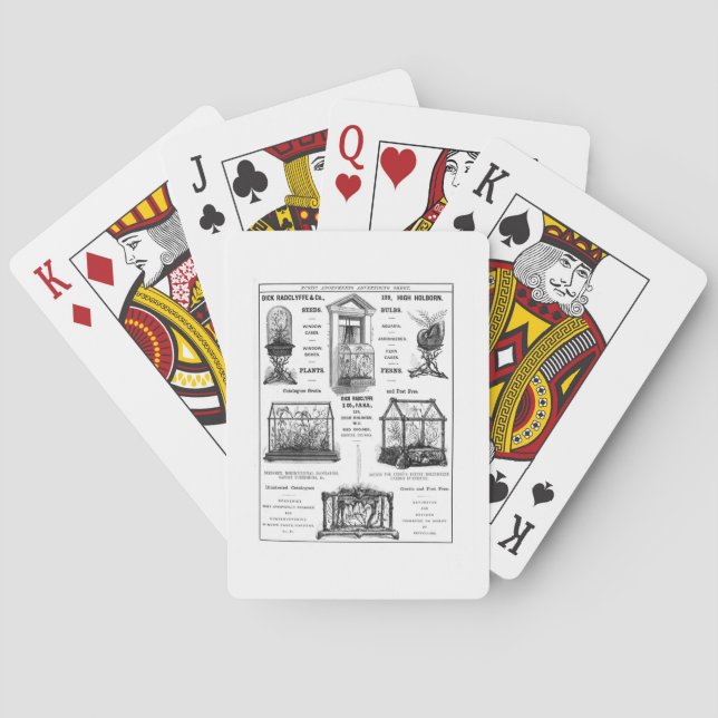 Baraja De Cartas Anuncio de 'Dick Radclyffe & Co.' Anuncio ruso (Reverso)
