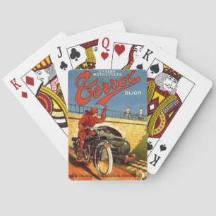 Baraja De Cartas "Anuncio de Motocicleta Francesa Antigua"