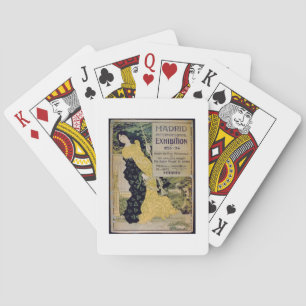 Baraja De Cartas Anuncio para el 'International Exhibi de Madrid