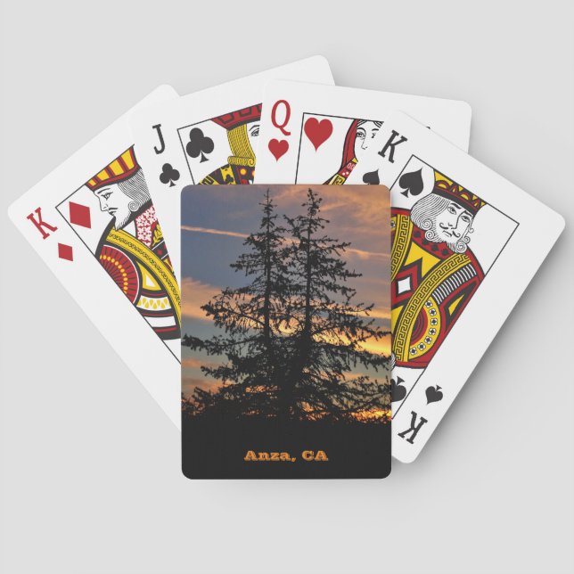 Baraja De Cartas Anza, tarjetas de reproducción de CA (Reverso)