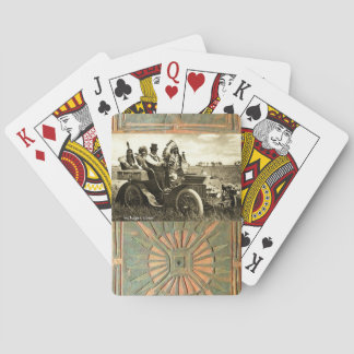 BARAJA DE CARTAS APACHES Y GERONIMO CONDUCIENDO UN AUTOMÓVIL