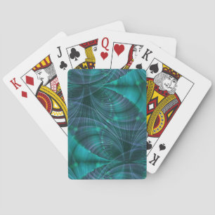 Baraja De Cartas Apófisis Arte Fractal I - azul