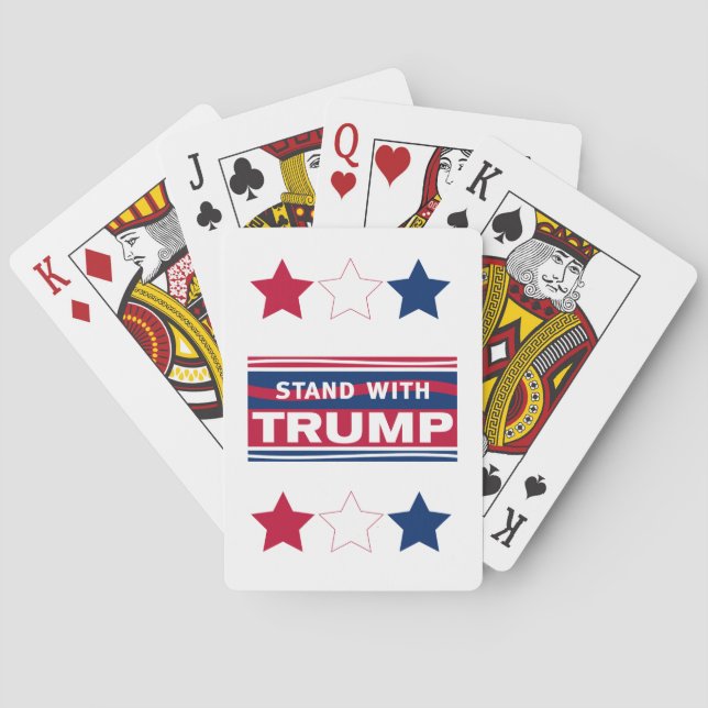 Baraja De Cartas Apoya a Trump~2024~MAGA (Reverso)