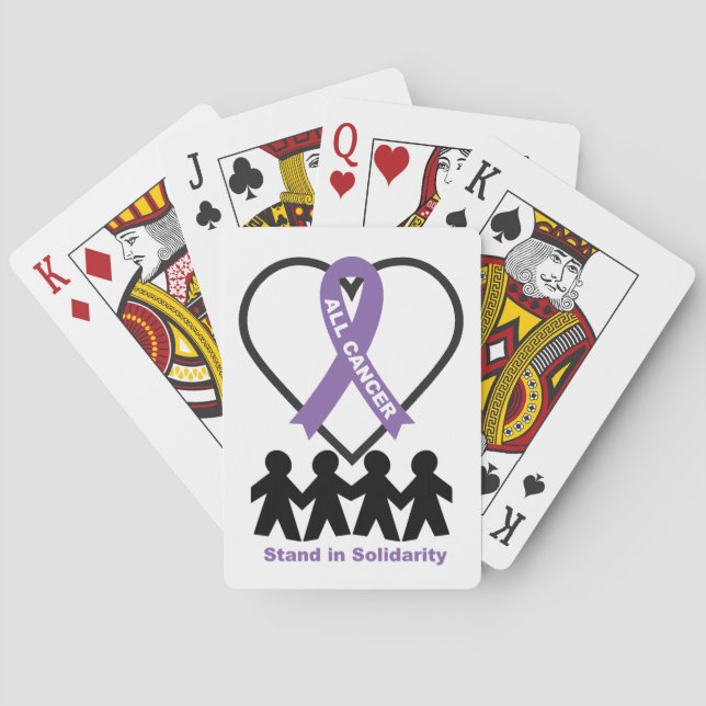 Baraja De Cartas Apoyar la solidaridad (Reverso)