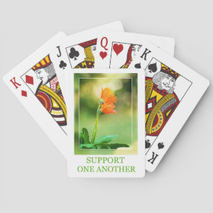 Baraja De Cartas Apoyarse mutuamente