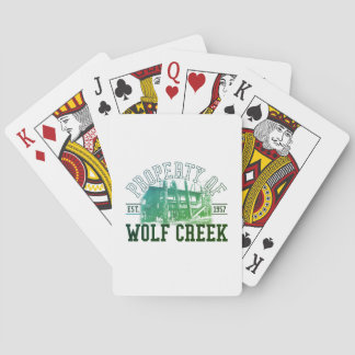 Baraja De Cartas Apoyo de Wolf Creek - cubierta de tarjetas